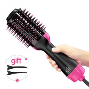 1000W One Step Hair Dryer Volumizer Electric Blow Dryer Hot Air Brush Hair Straightener Curler Comb Hair Dryer And Styler
